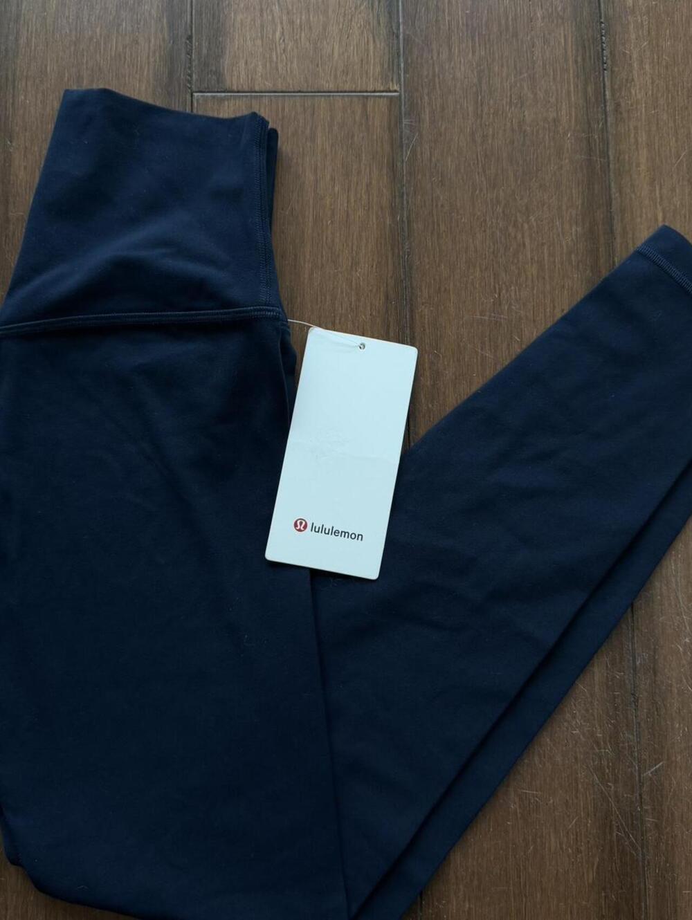 Lululemon Align No Line HR Pant 28" in navy blue